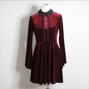 Hell Bunny velvet dress